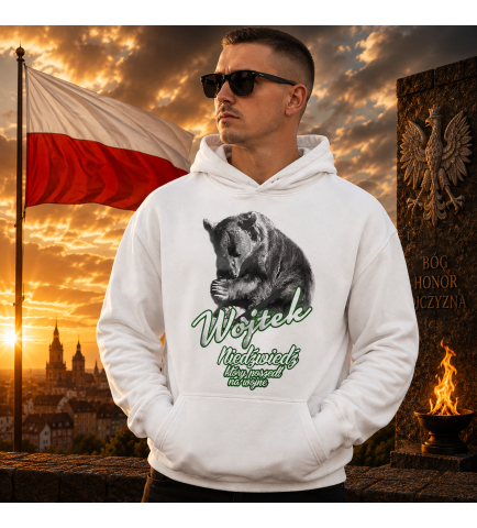 Bluza z kapturem NIEDŹWIEDŹ WOJTEK